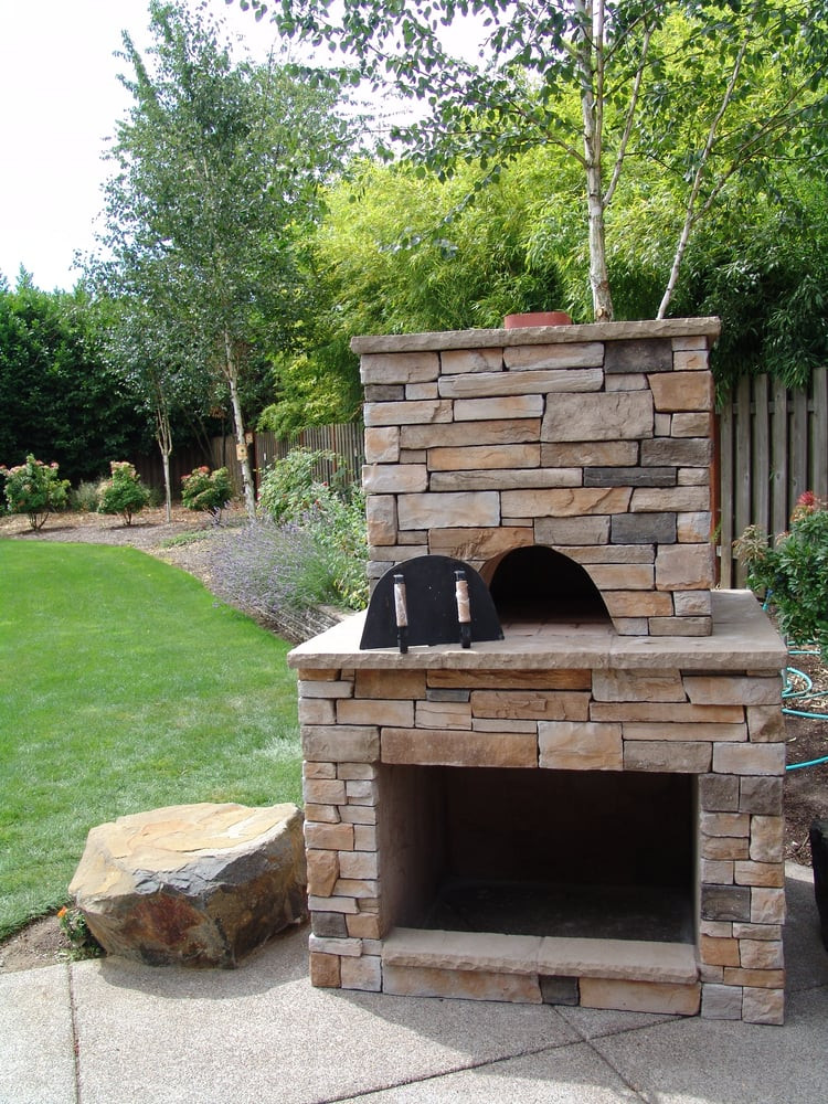 Pizza Oven Backyard
 Beautiful pizza oven added to a Tigard home Built in wood