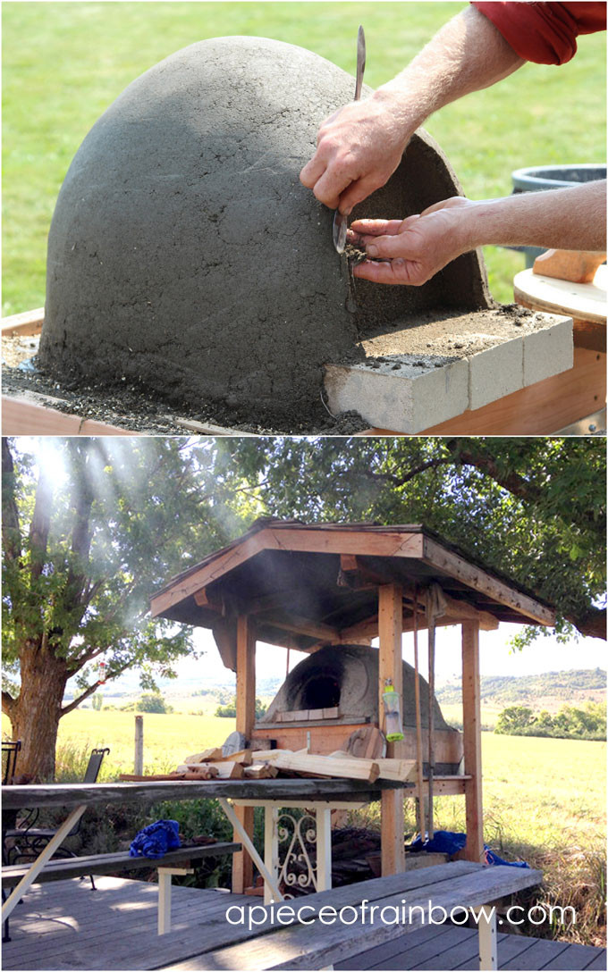 Pizza Oven Backyard
 DIY Wood Fired Outdoor Pizza Oven Simple Earth Oven in 2