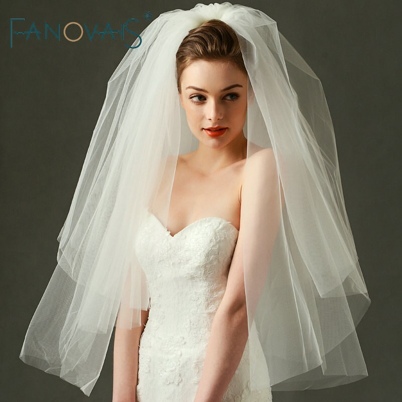 Plain Wedding Veils
 Aliexpress Buy Simple Elegant Bridal Veil Wedding