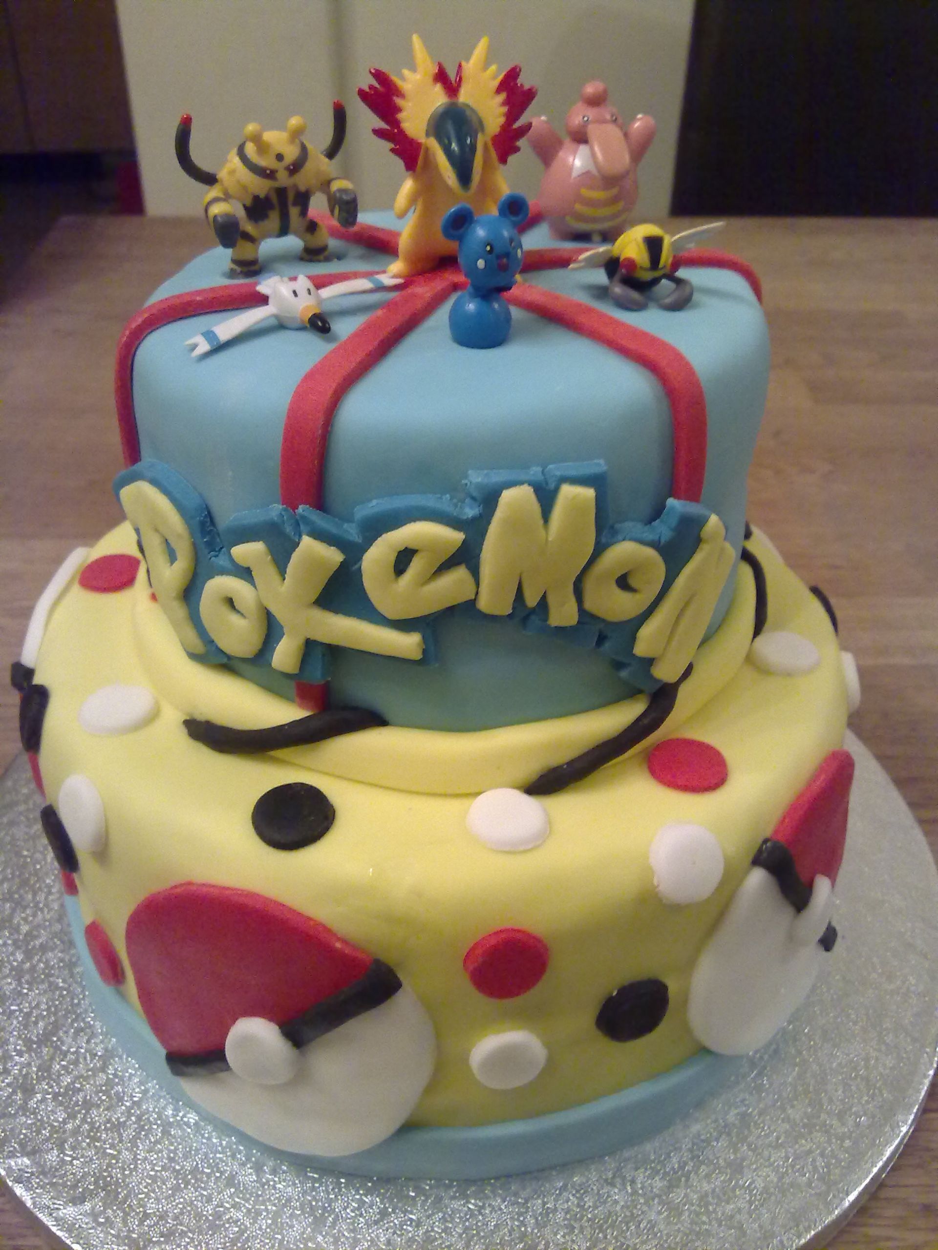 Pokemon Birthday Cakes
 POKEMON 2 TIER BIRTHDAY CAKE