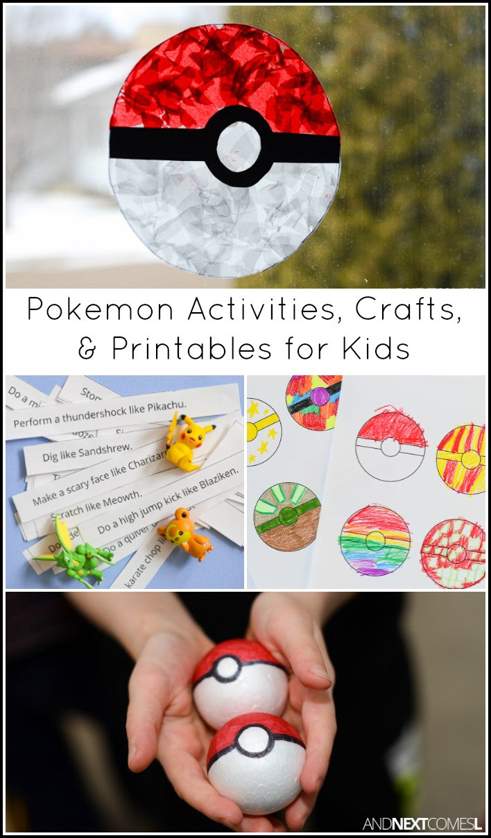 Pokemon Crafts For Kids
 Pokemon Activities & Crafts for Kids