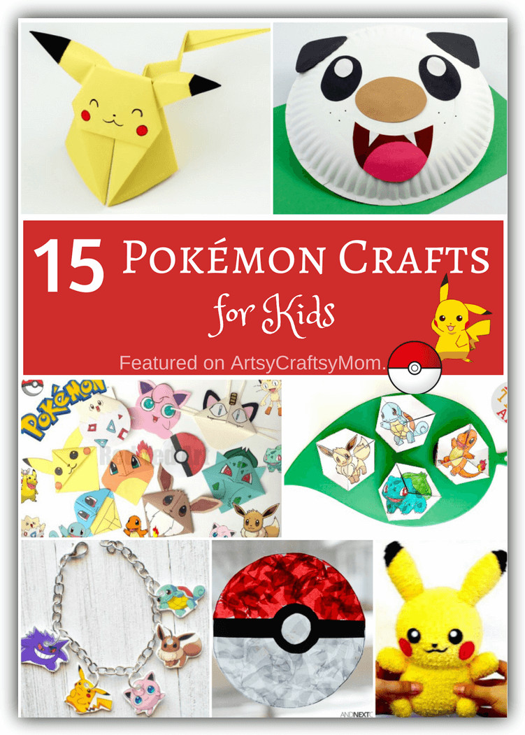 Pokemon Crafts For Kids
 15 Pokémon Crafts for Kids