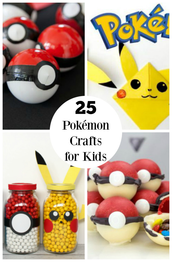 Pokemon Crafts For Kids
 25 Pokémon Crafts for Kids on the GO