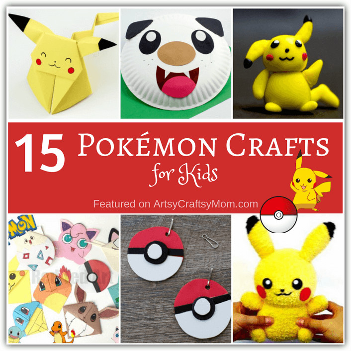 Pokemon Crafts For Kids
 15 Pokémon Crafts for Kids