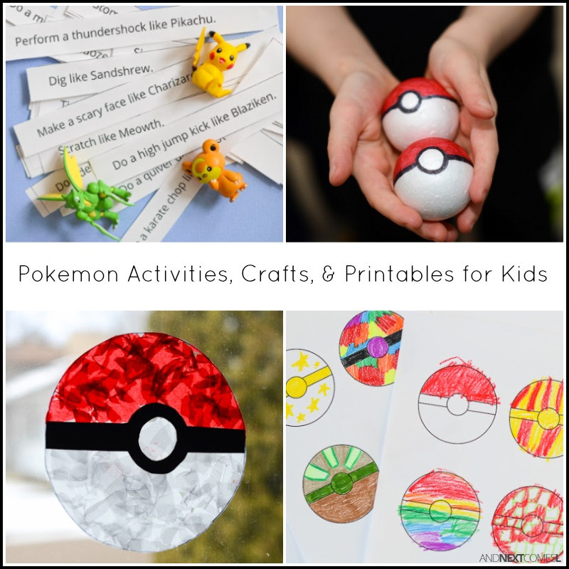 Pokemon Crafts For Kids
 Pokemon Activities & Crafts for Kids