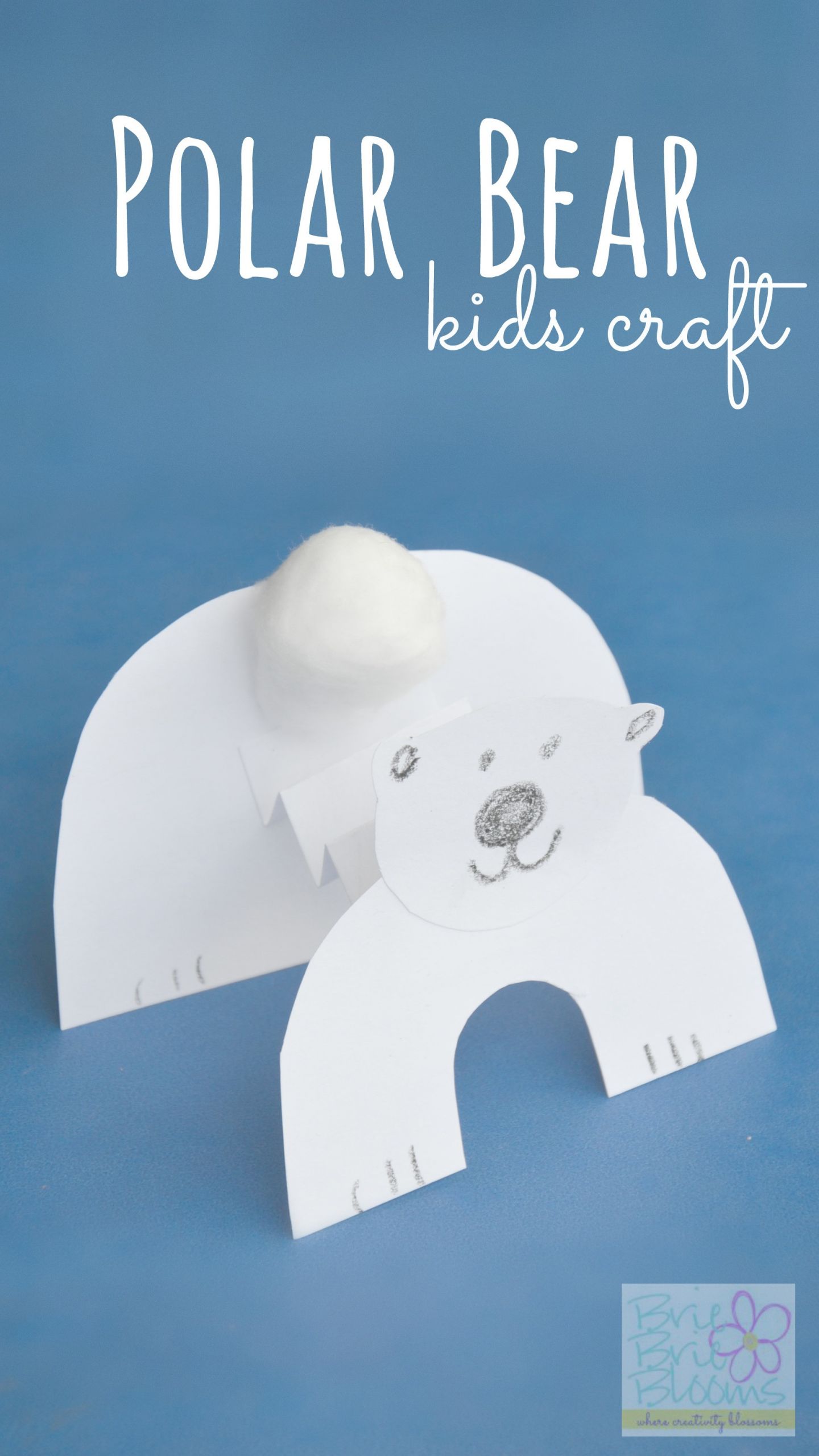 Polar Bear Crafts For Kids
 Polar Bear kids craft to celebrate International Polar