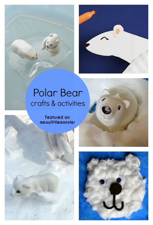 Polar Bear Crafts For Kids
 35 Bear Theme Crafts & Activities Messy Little Monster