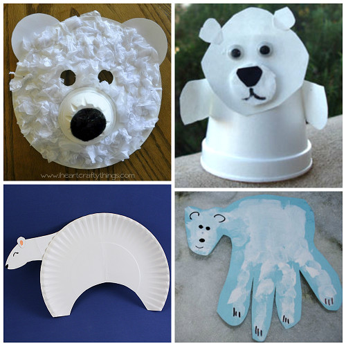 Polar Bear Crafts For Kids
 Winter Polar Bear Crafts for Kids to Make Crafty Morning