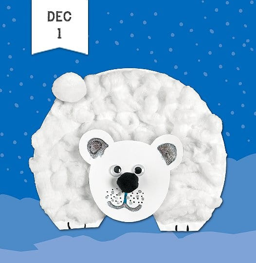 Polar Bear Crafts For Kids
 Fluffy Polar Bear Craft Hazard Center