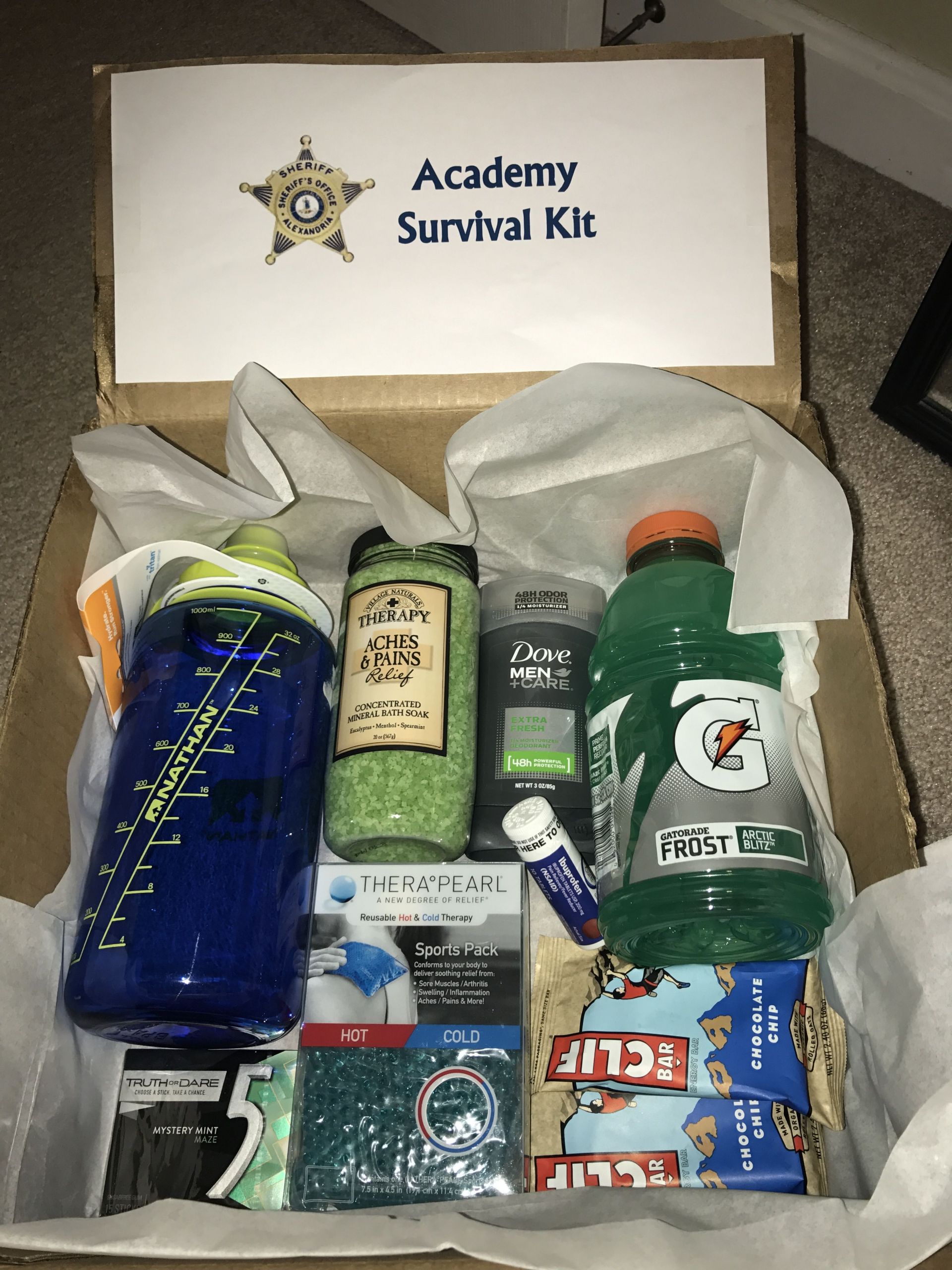 Police Academy Graduation Gift Ideas
 Police sheriff academy survival kit