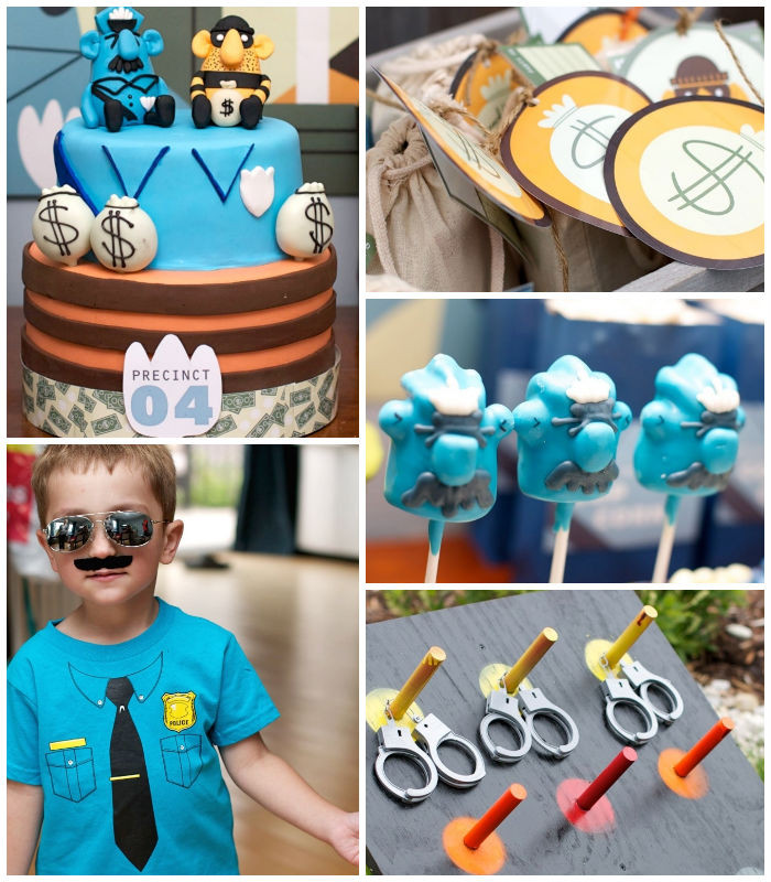 Police Birthday Party Supplies
 Kara s Party Ideas Policeman themed birthday party via