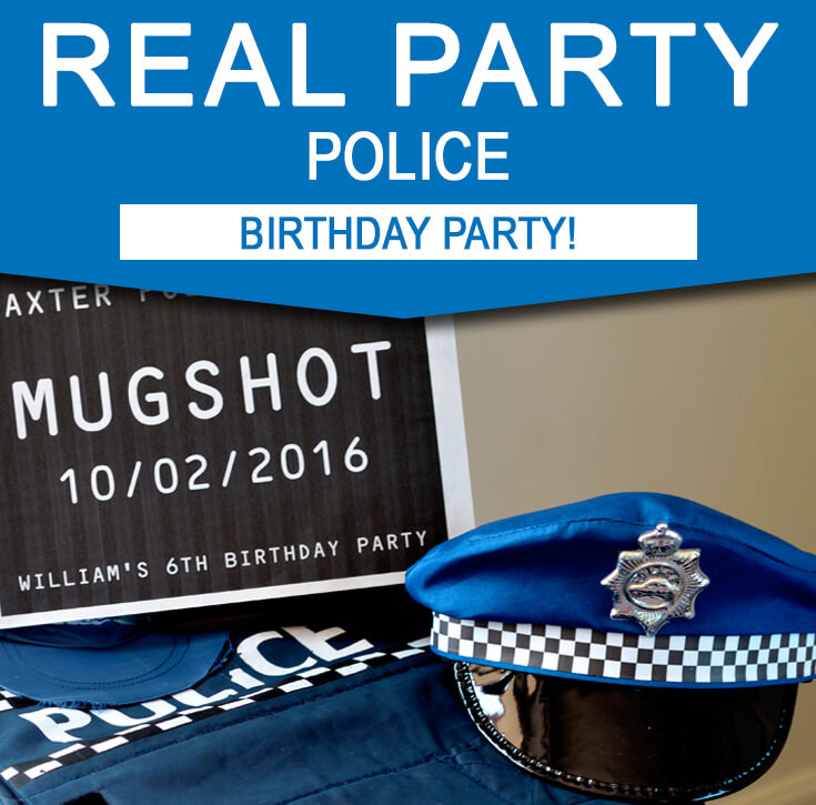 Police Birthday Party Supplies
 William s 6th Police Birthday Party