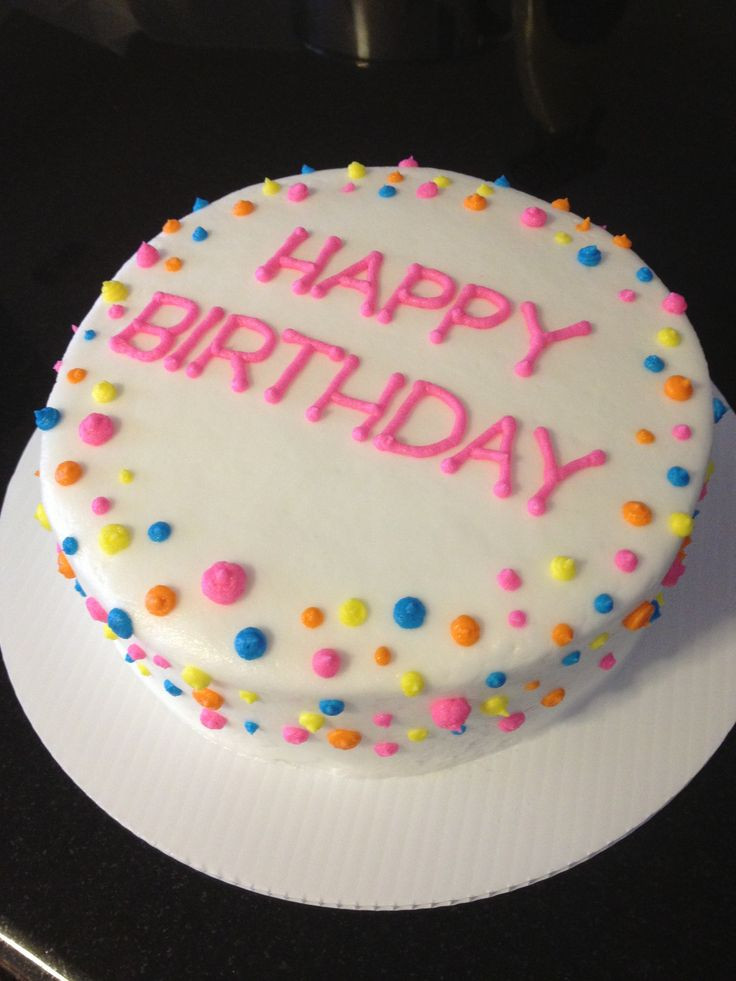 Polka Dot Birthday Cake
 Polka Dot Birthday Cake sweet treats