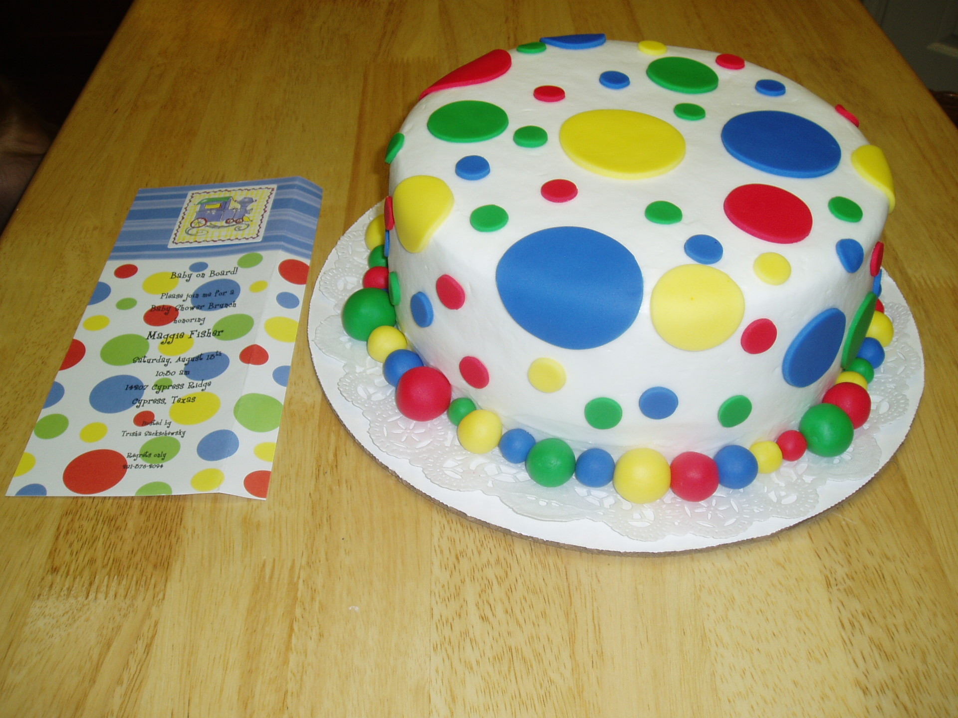 Polka Dot Birthday Cake
 Polka Dot Cakes – Decoration Ideas