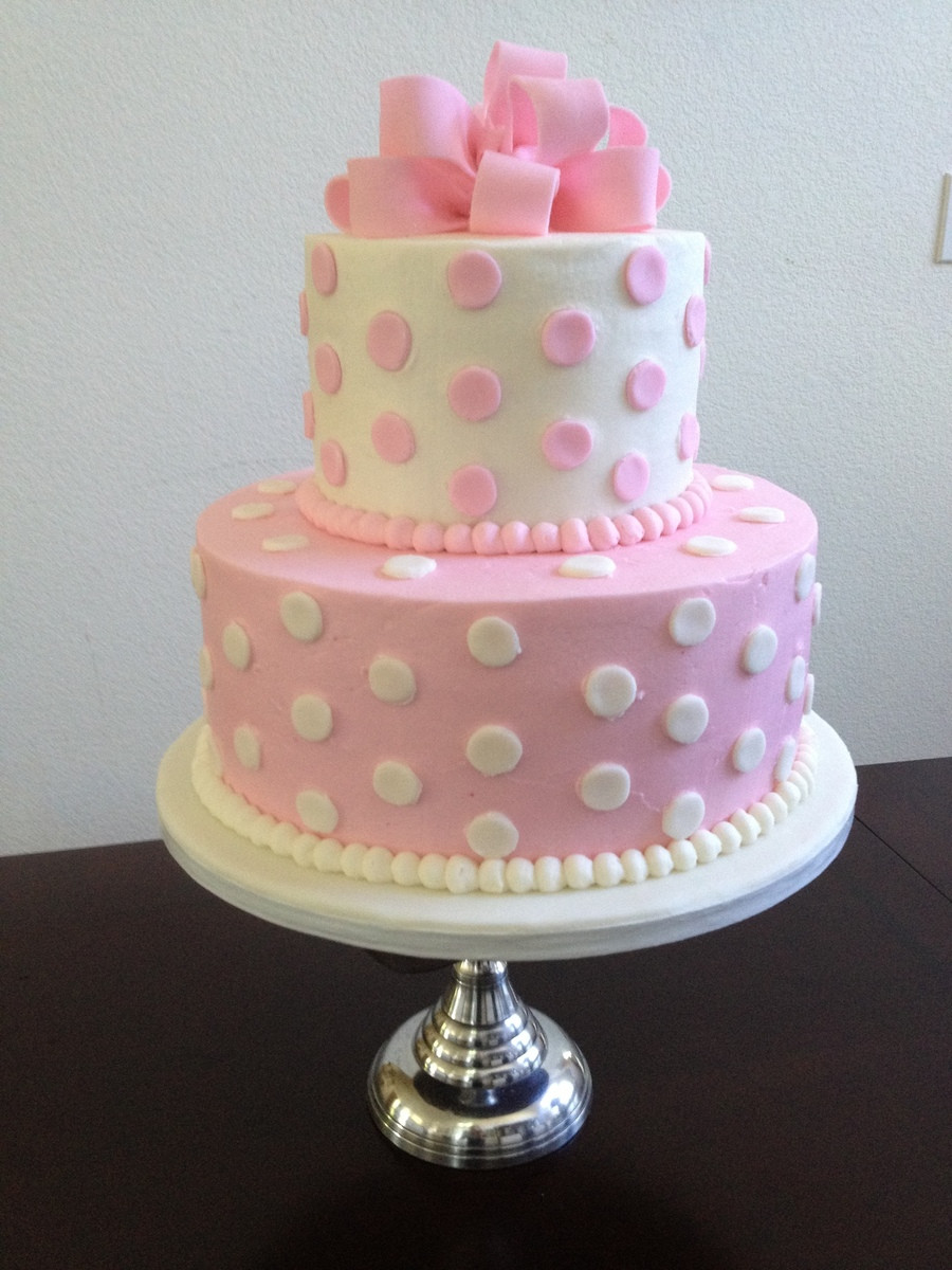 Polka Dot Birthday Cake
 Polka Dot Present Cake CakeCentral