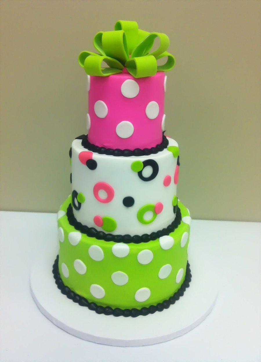 Polka Dot Birthday Cake
 Polka Dot Cake CakeCentral