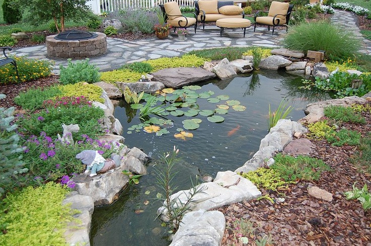 Pond In Backyard
 53 Cool Backyard Pond Design Ideas