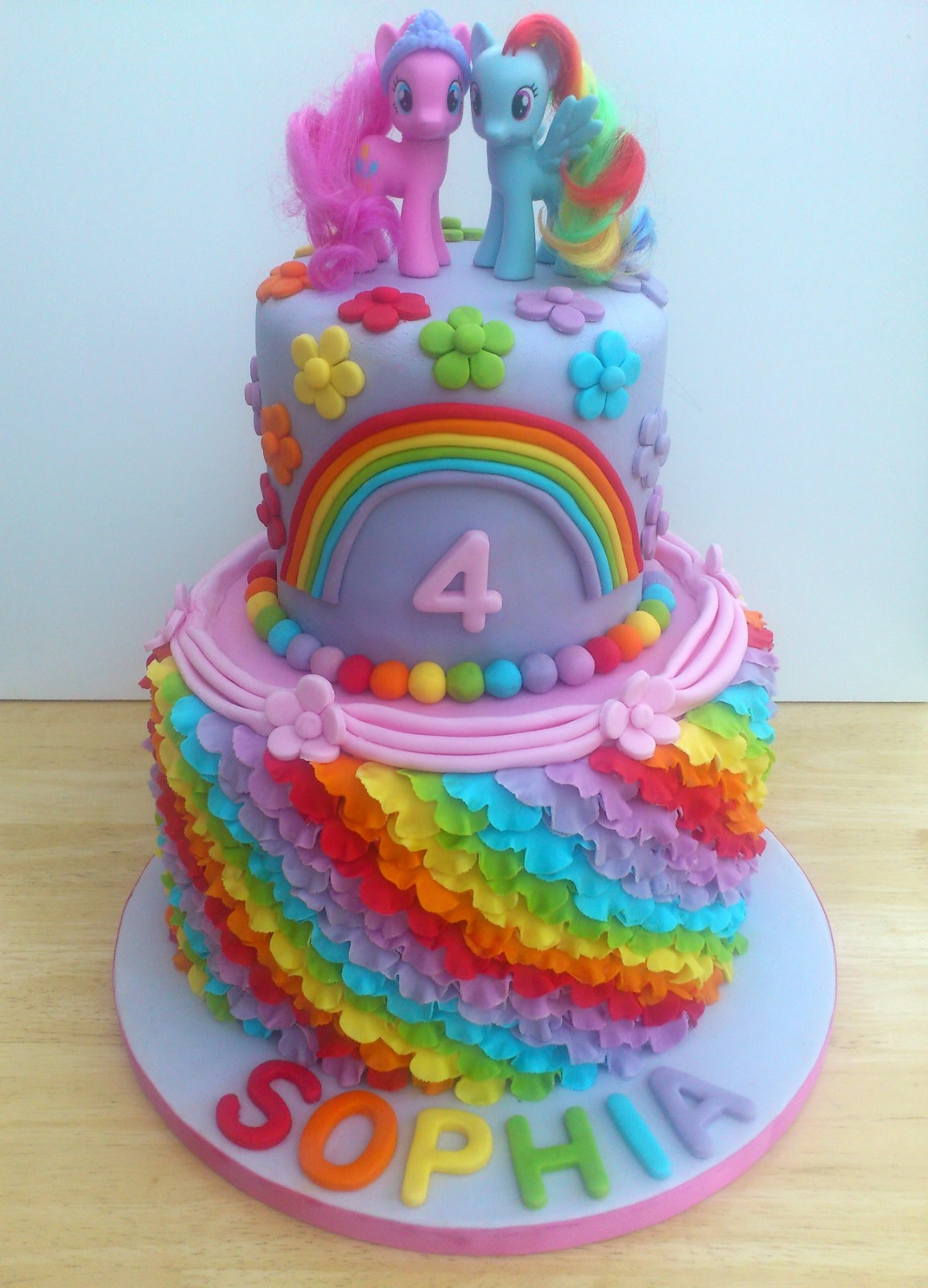 Pony Birthday Cake
 My Little Pony Rainbow Cake Susie s Cakes