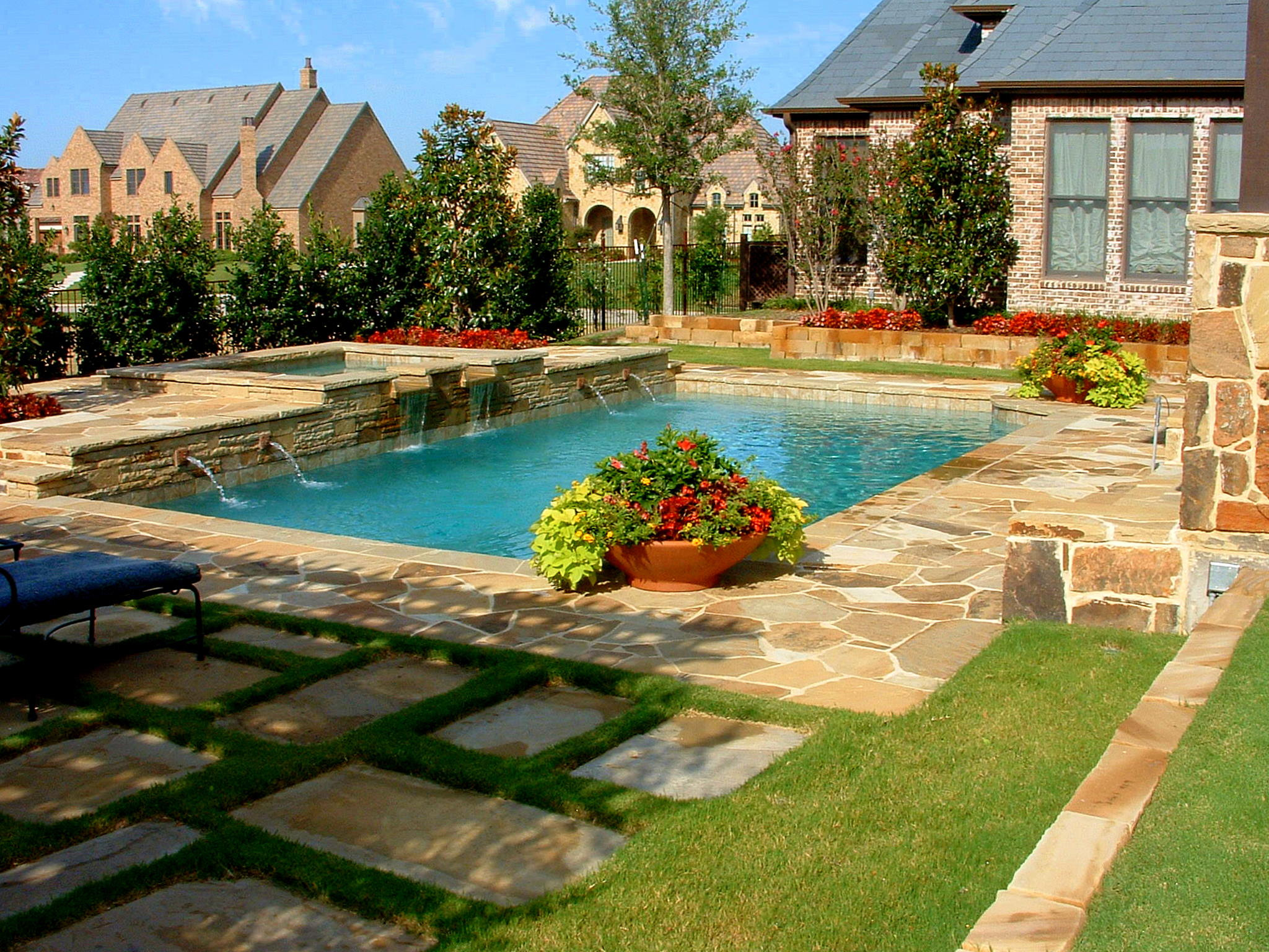 Pool Landscape Design
 Backyard Landscaping Ideas Swimming Pool Design