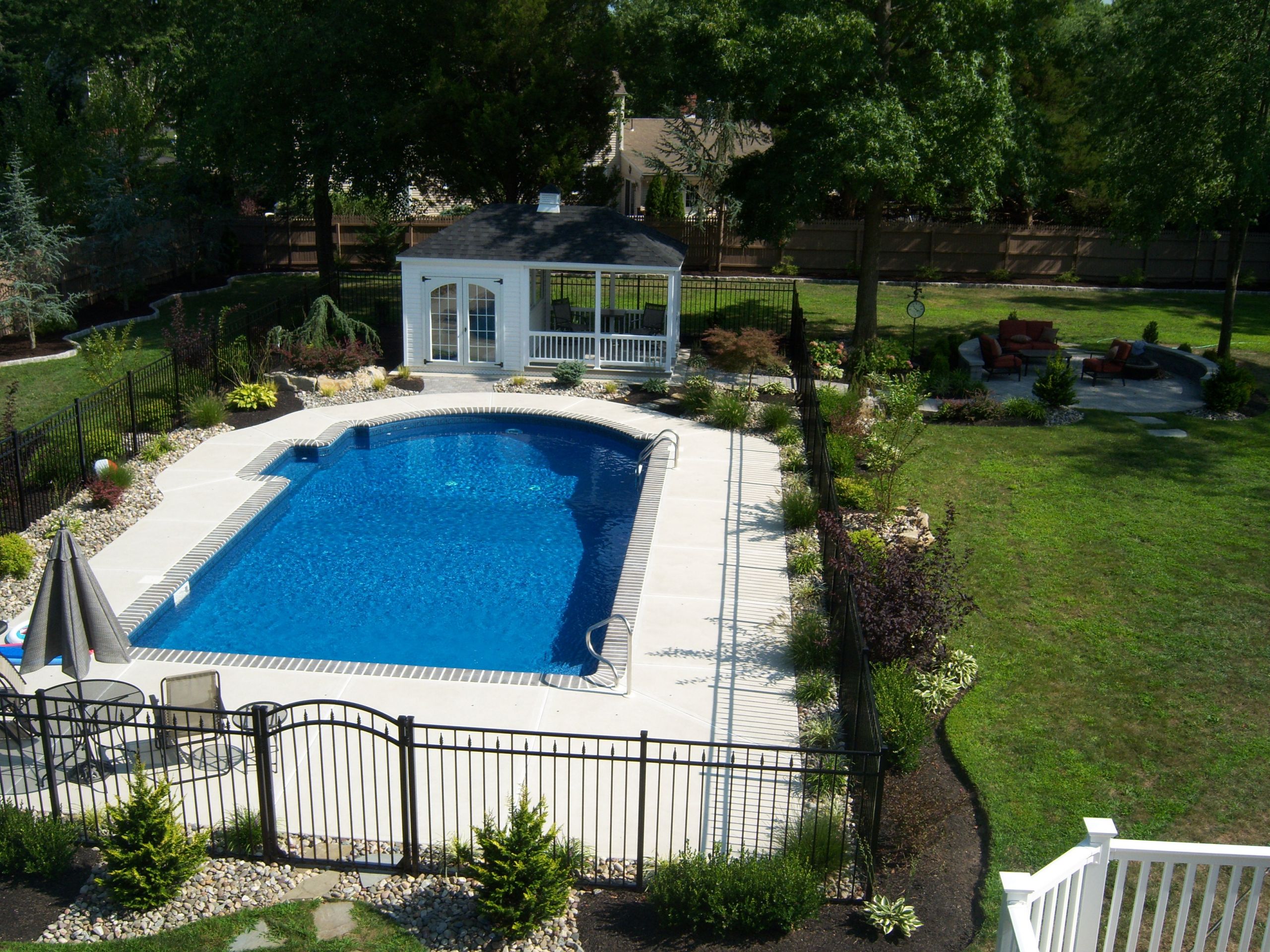 Pool Landscape Designs
 Refreshing a Swimming Pool Landscape All About The House