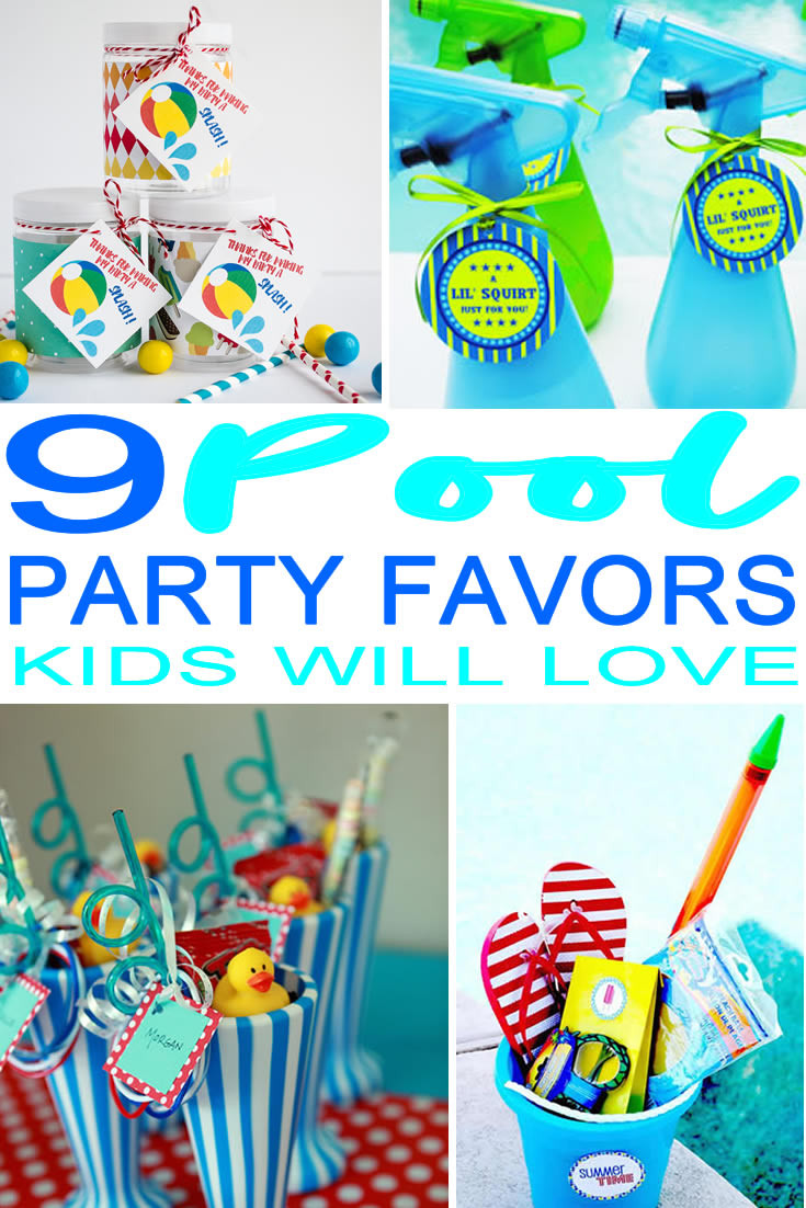 Pool Party Favor Ideas
 9 pletely Awesome Pool Party Favor Ideas