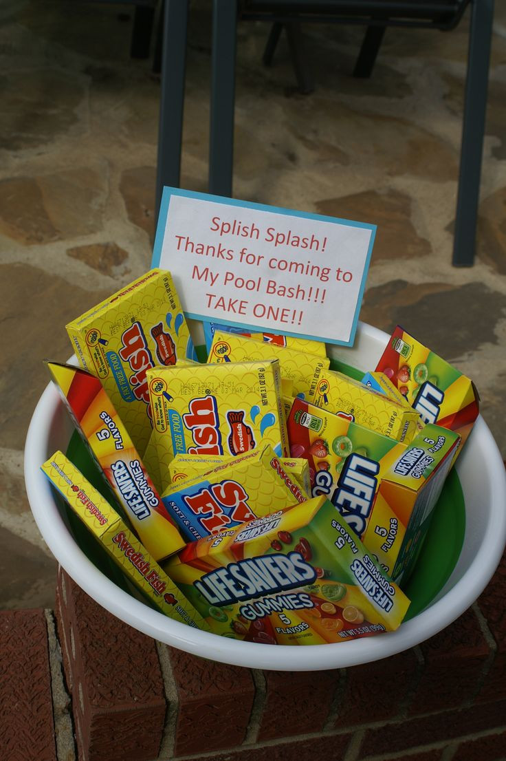 Pool Party Favor Ideas
 party favors for pool beach party eping it simple