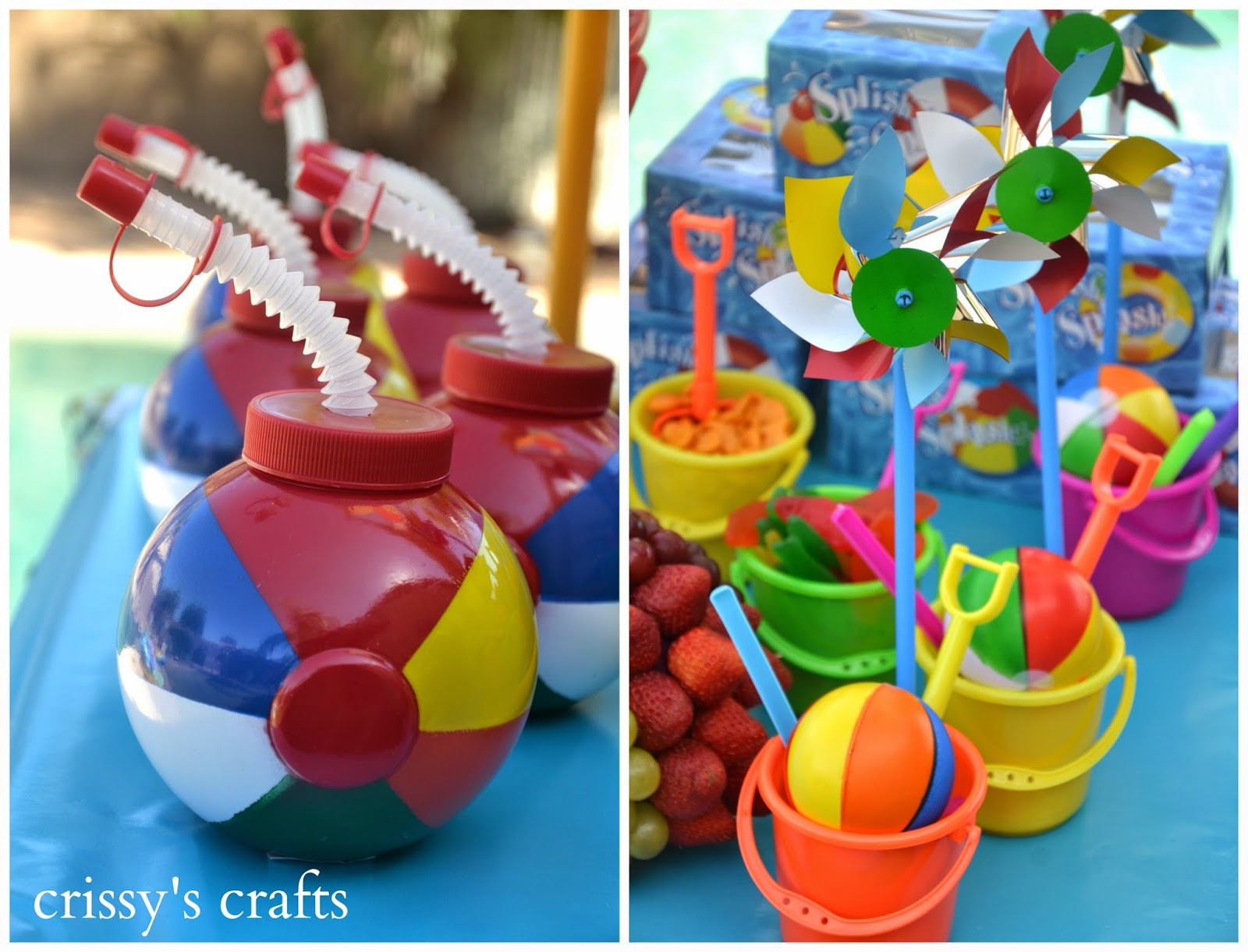 Pool Party Favors For Kids
 Crissy s Crafts Pool Party Summer 2014