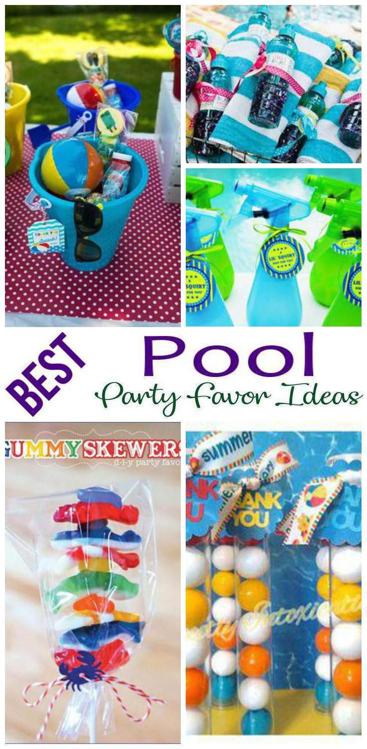 Pool Party Favors For Kids
 Pool Party Favor Ideas