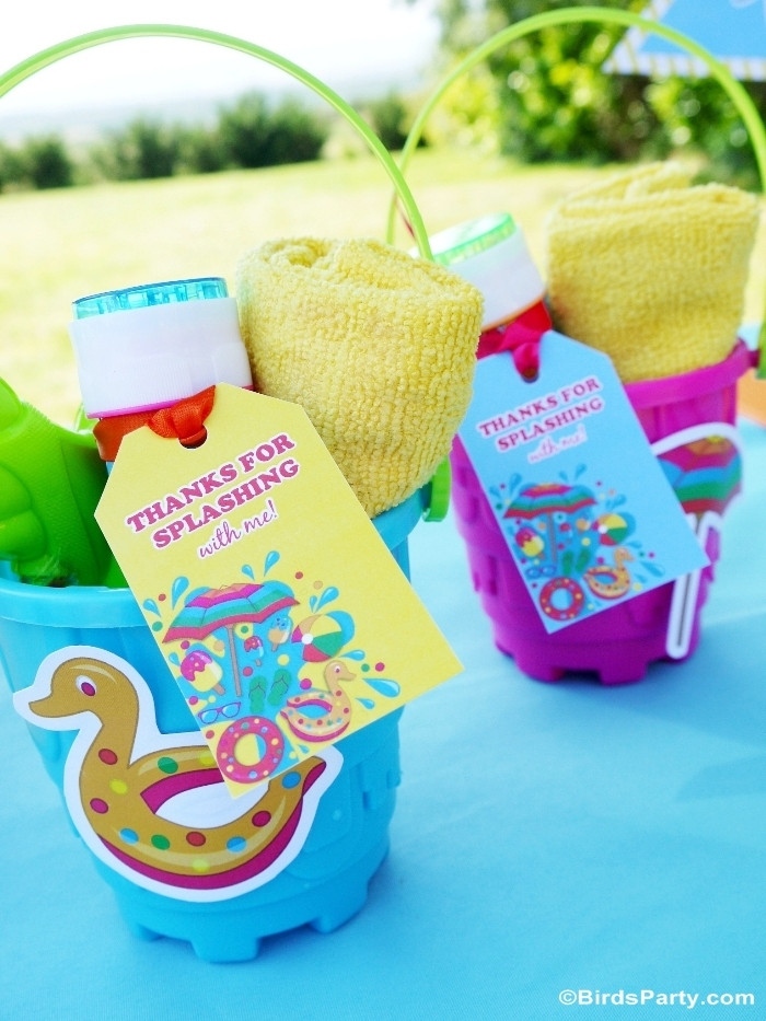 Pool Party Favors For Kids
 Pool Party Ideas & Kids Summer Printables Party Ideas