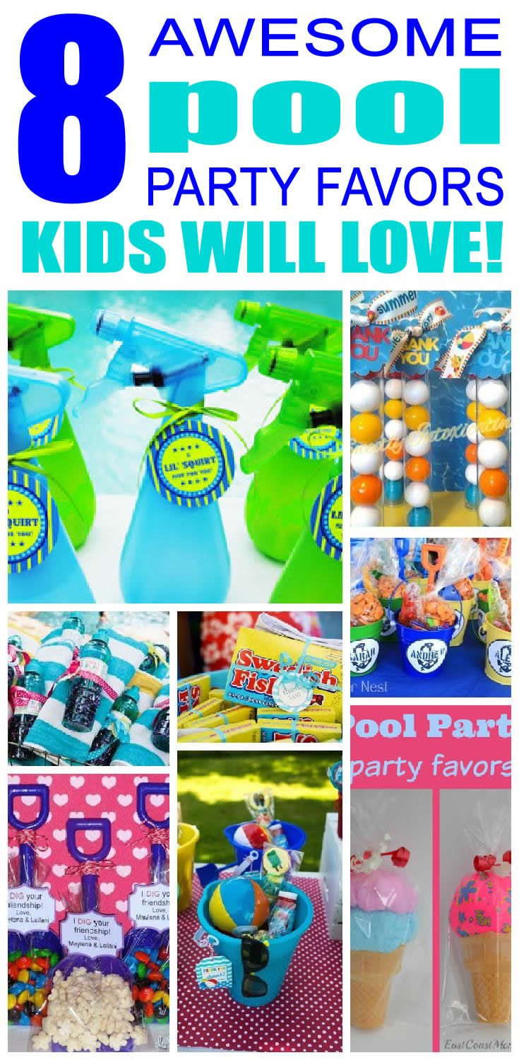 Pool Party Favors For Kids
 Pool Party Favor Ideas