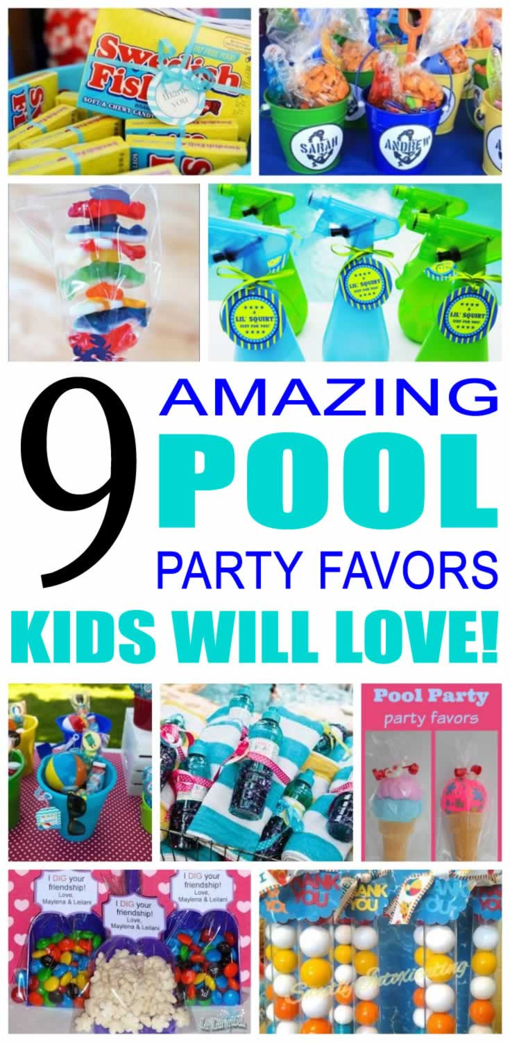 Pool Party Favors For Kids
 Pool Party Favor Ideas