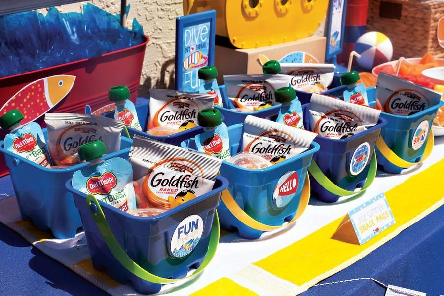 Pool Party Ideas For Boys
 kids pool party t bags