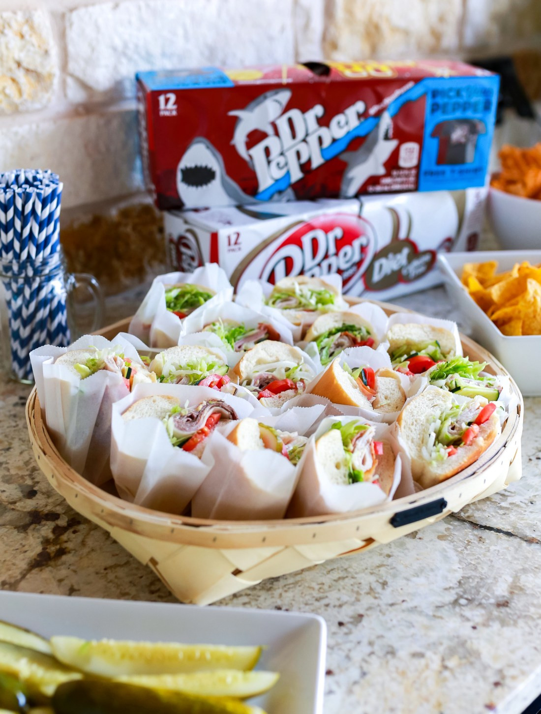 Pool Party Menu Ideas
 Girls Night Pool Party with Dr Pepper