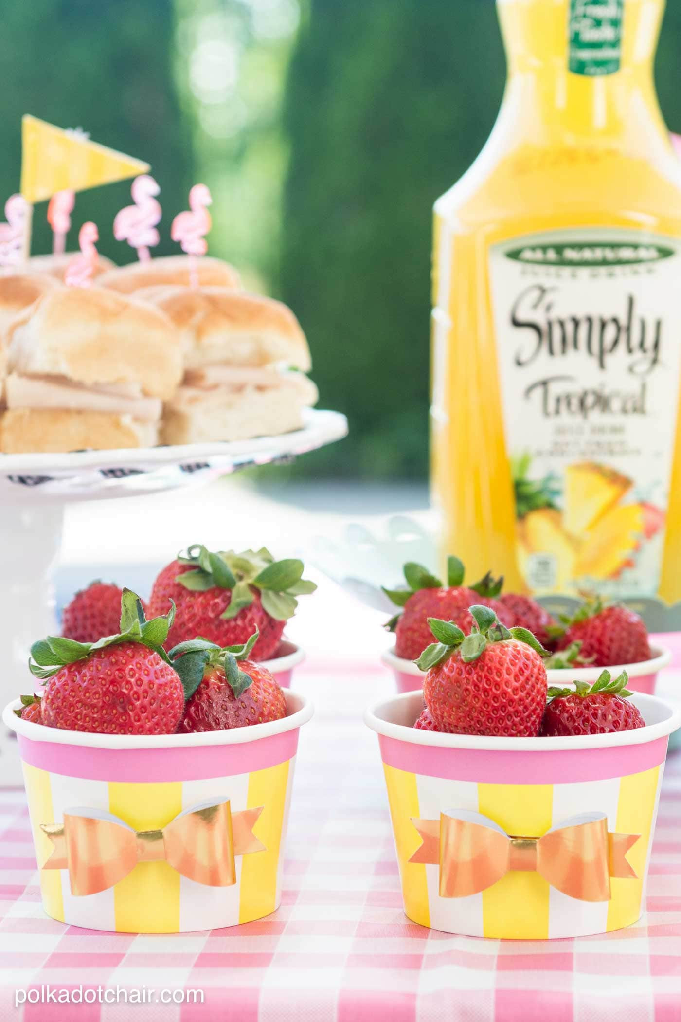 Pool Party Menu Ideas
 Summer Backyard Flamingo Pool Party Ideas The Polka Dot