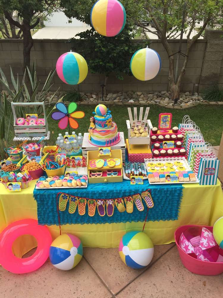 Pool Party Theme Ideas
 Swimming Pool Summer Party Summer Party Ideas
