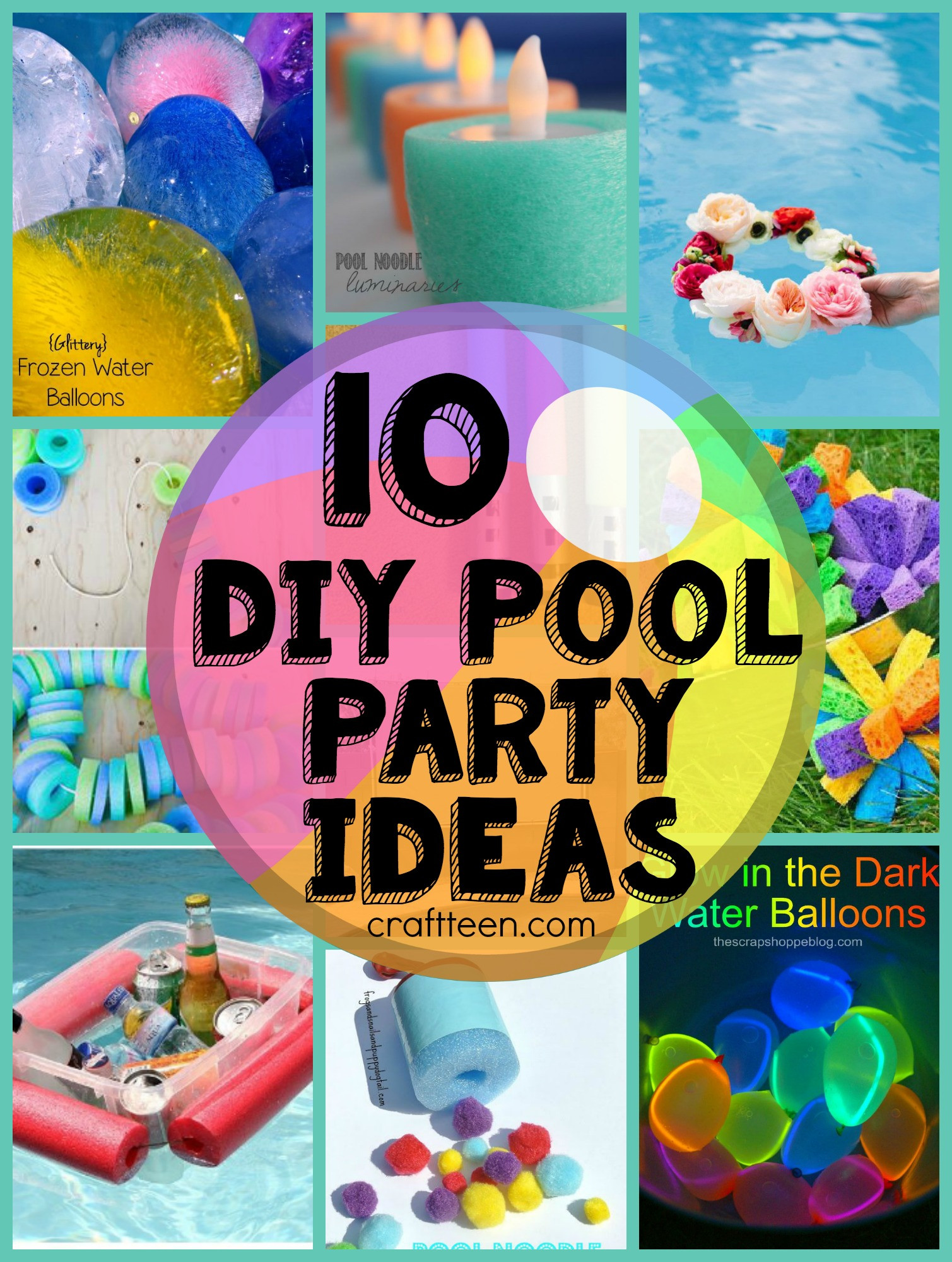 Pool Party Theme Ideas
 10 DIY Ideas for a Pool Party – Craft Teen