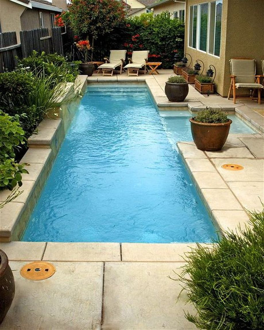 Pools For Small Backyard
 Awesome Small Pool Design for Home Backyard 21 Hoommy