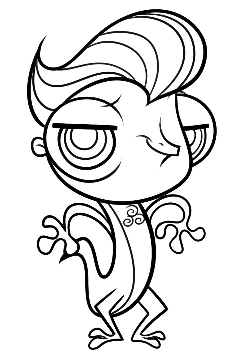 Popular Coloring Pages For Kids
 Littlest Pet Shop coloring pages for kids to print for free