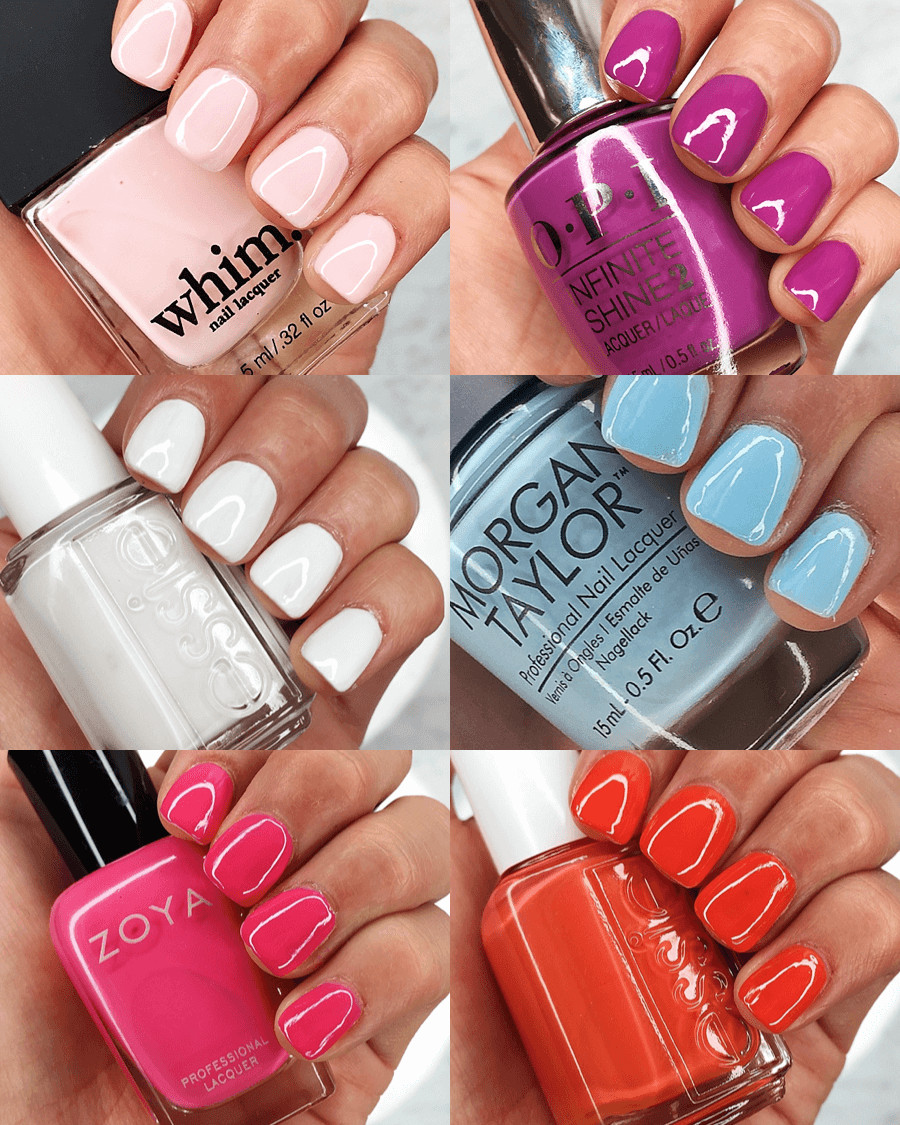 Popular Summer Nail Colors
 6 New Colors To Try For Your Summer Nails