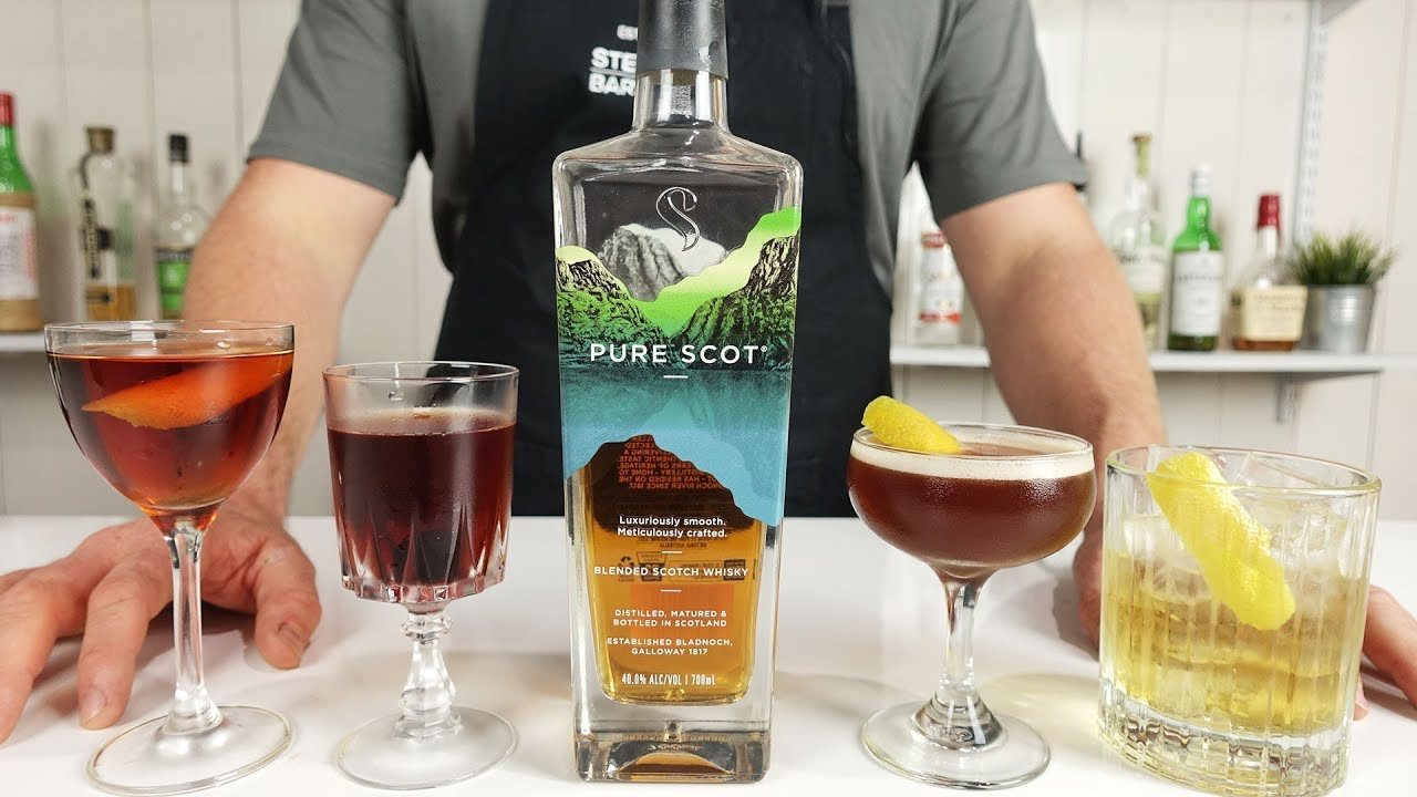 Popular Whiskey Drinks
 4 MOST POPULAR SCOTCH WHISKY COCKTAILS