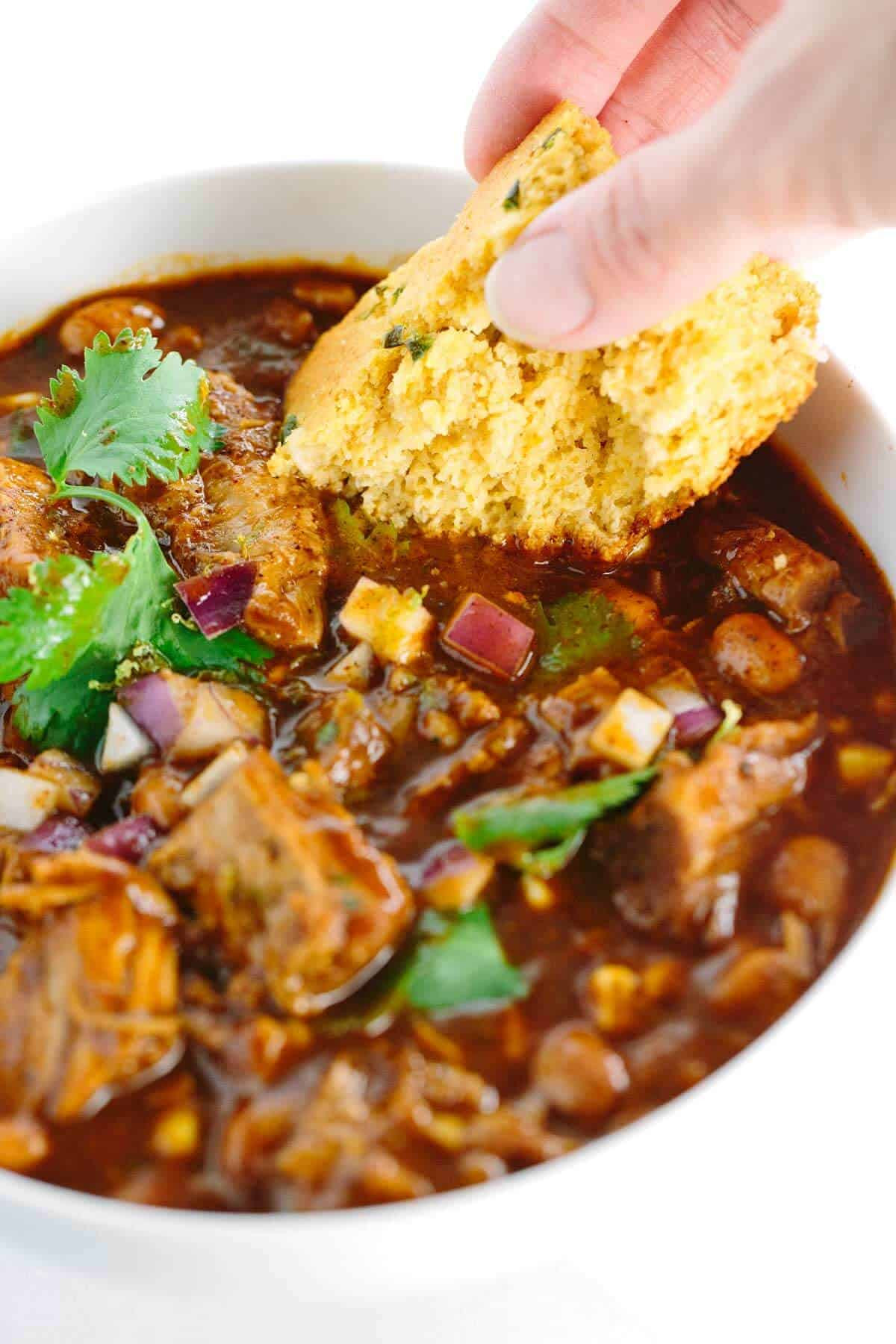 Pork Chili Recipes
 Slow Cooker New Mexican Red Pork Chili Recipe