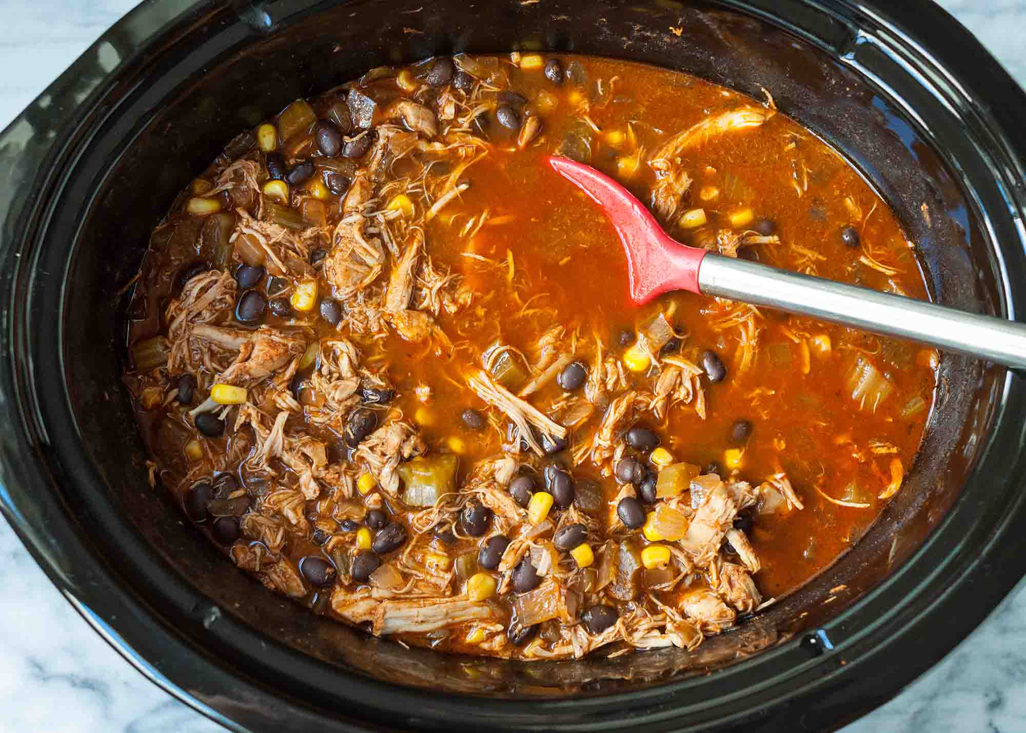 Pork Chili Recipes
 Slow Cooker Shredded Chicken Chili Recipe