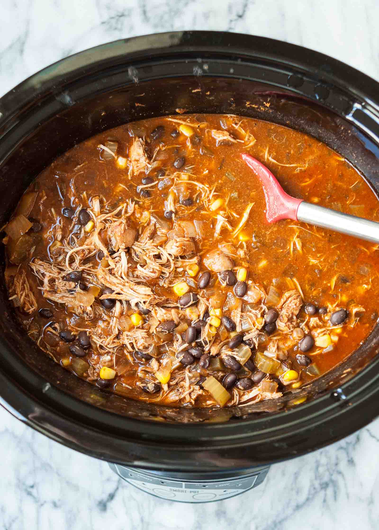 Pork Chili Recipes
 Slow Cooker Shredded Chicken Chili Recipe