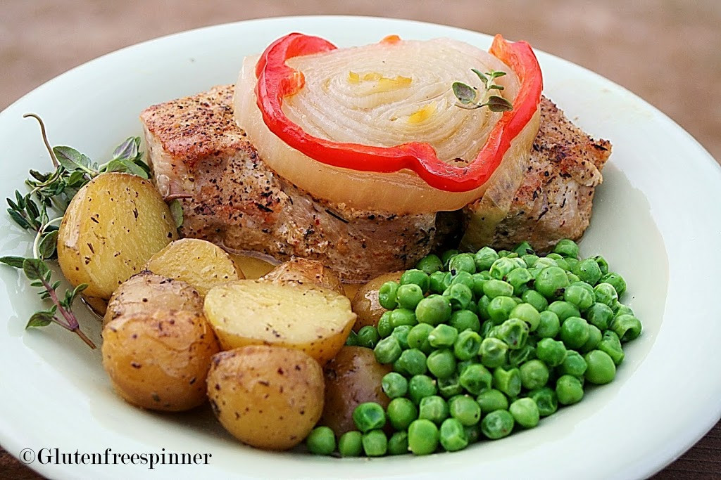 Pork Chops And Potatoes Baked
 Baked Pork Chops and Thyme Roasted Potatoes