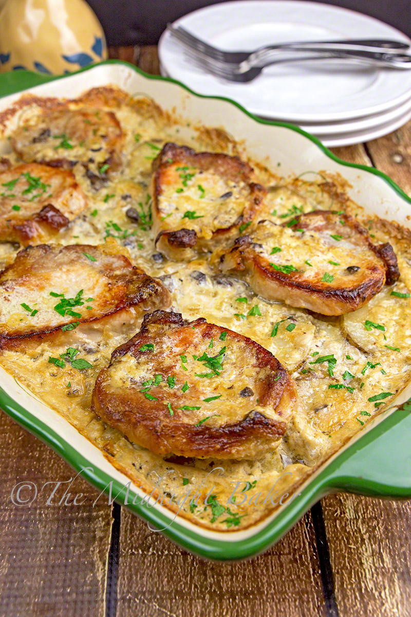 Pork Chops And Potatoes Baked
 Baked Pork Chops and Scalloped Potatoes