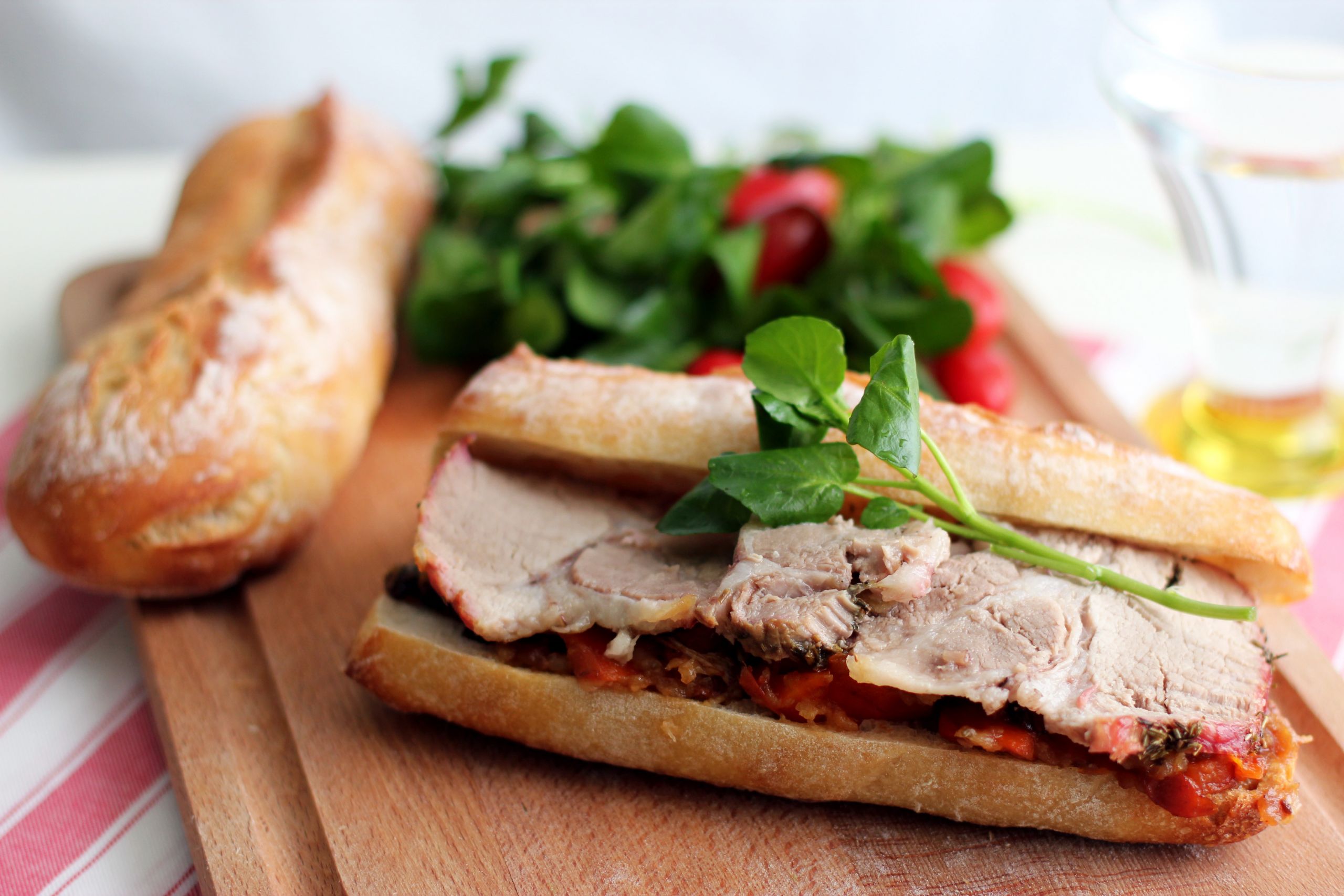 Pork Loin Sandwiches Recipe
 Roasted Pork Sandwich with “Bottom of the Pan” Relish