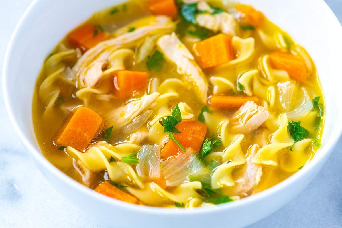 Pork Noodle Soup
 Homemade Chicken Noodle Soup Recipe