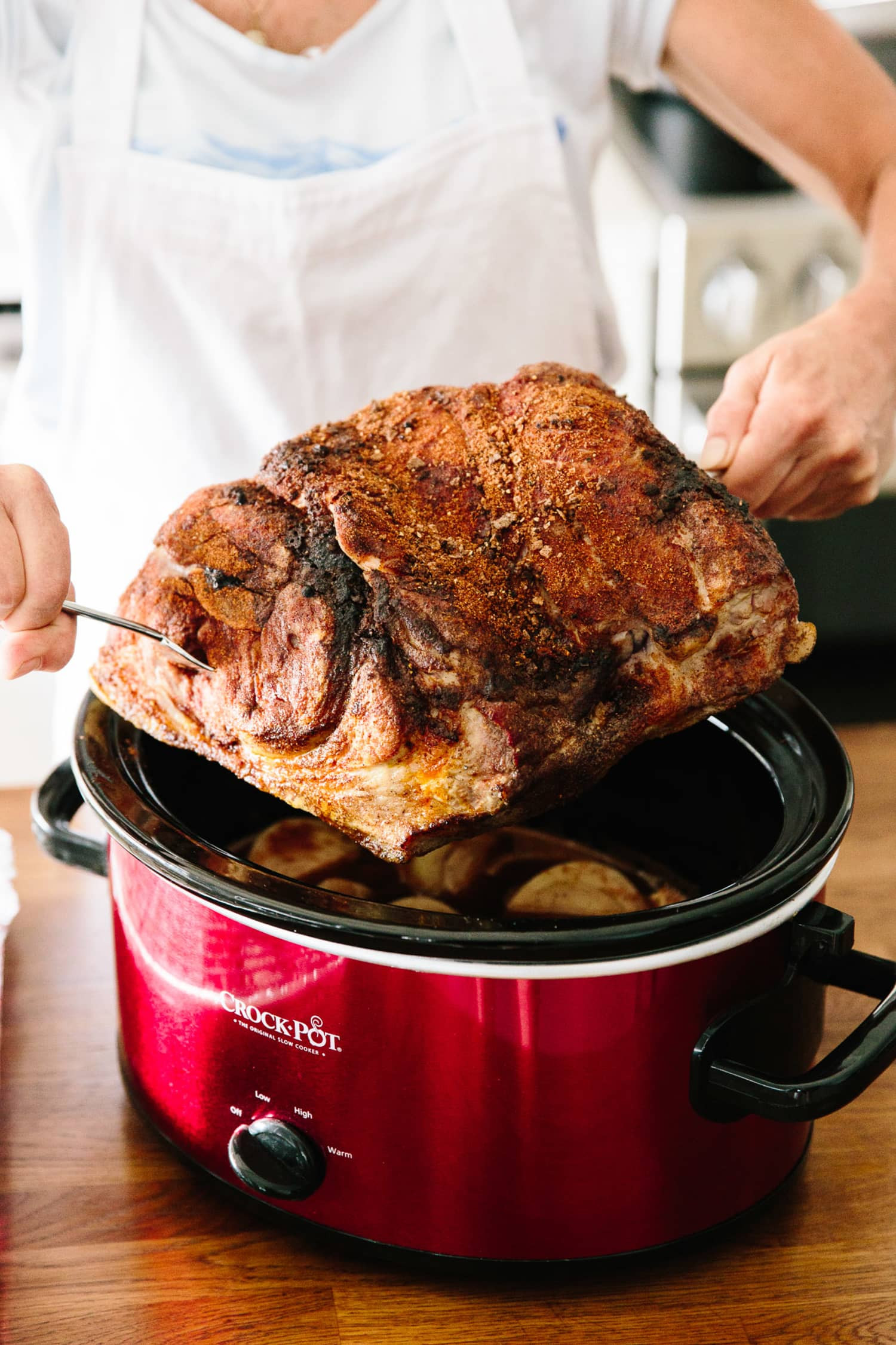 The Best Pork Shoulder Picnic Roast Slow Cooker Recipe Pulled Pork ...