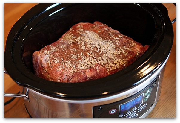 Pork Shoulder Picnic Roast Slow Cooker Recipe Pulled Pork
 Slow Cooker Pulled Pork