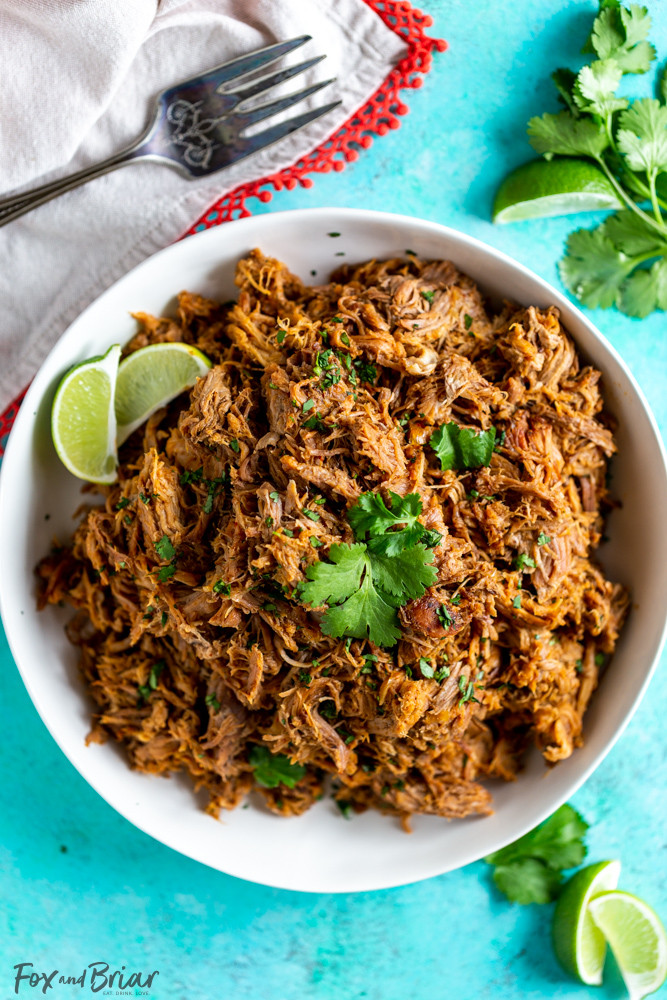 Pork Shoulder Slow Cooker Carnitas
 Slow Cooker Pork Carnitas Mexican Pulled Pork Fox and